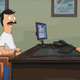Linda, Bob, and Mr. Dowling in The Bob's Burgers Movie